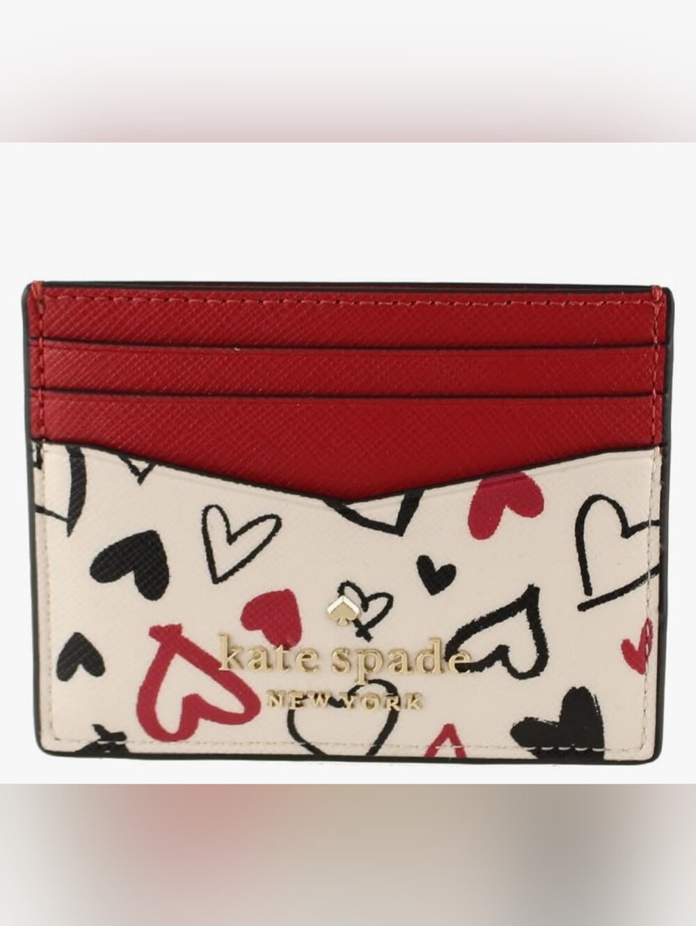 NIB Kate Spade Staci Small Heart Card Holder - Picture 4 of 5